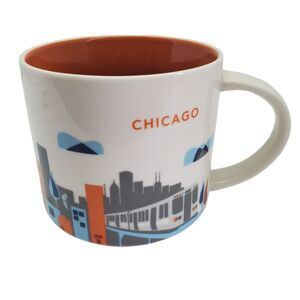 Starbucks CHICAGO You Are Here YAH Collection Stackable 14oz Mug Cup Scenic 2015